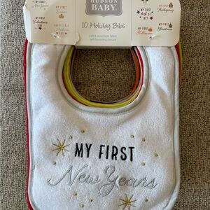 My First Holiday bibs